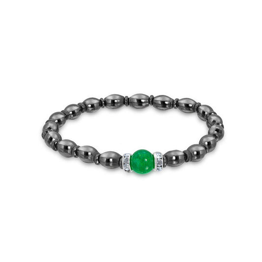 HÄMATIT-KRISTALL-ARMBAND